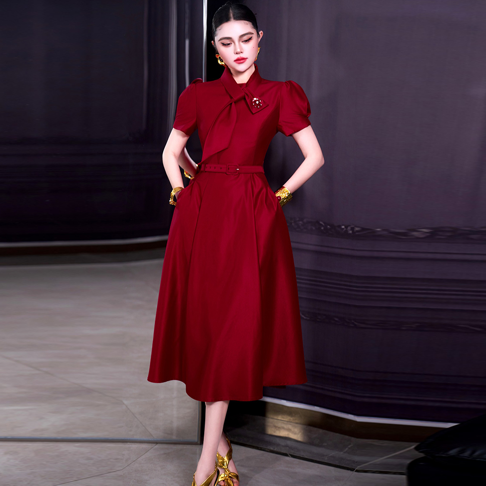 Women'S Red Formal Wear - ZJYT Red Women's Dress Trend 2026