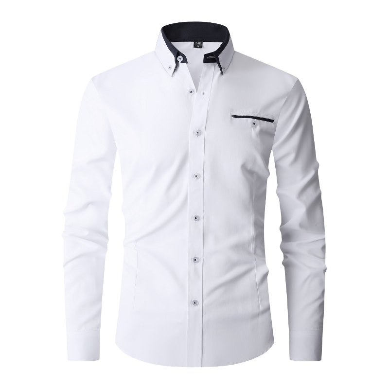 Men Formal Shirt Long Sleeve O - Formal Dress recension och pris