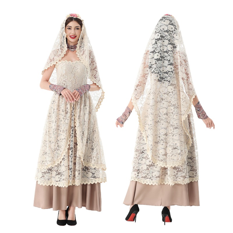 Women Vintage Lace Maxi Dress  - Lace Dress recension och pris