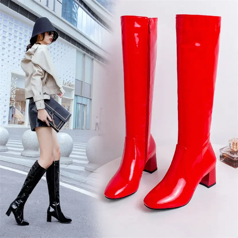 Red White Patent Leather Women - Women'S Red Formal Wear recension och pris